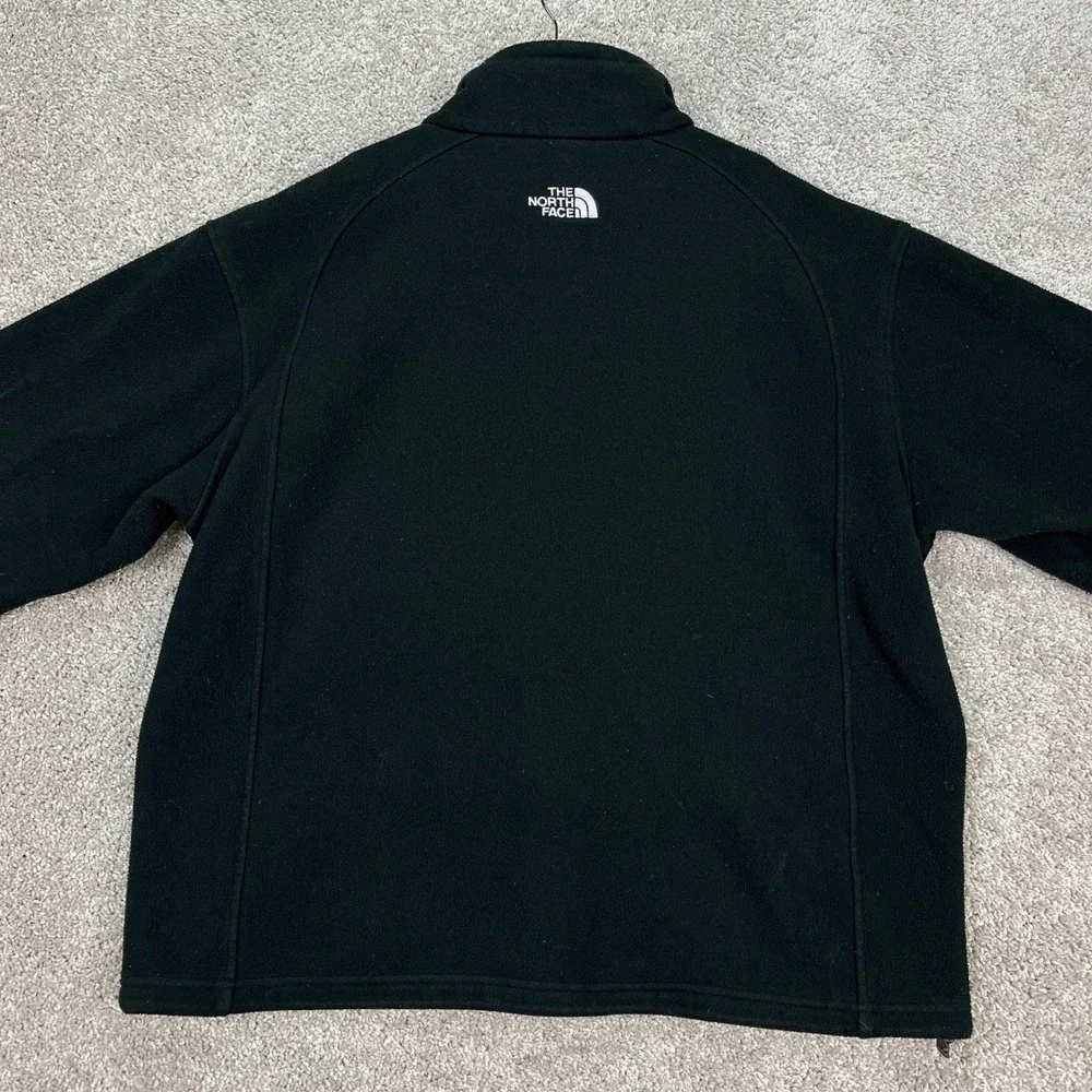The‎ North Face Jacket Mens Large Black Long Sleeve Full Zip Fleece Performance